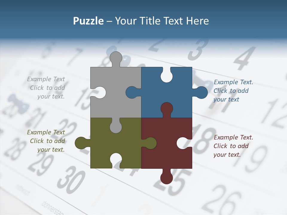 Togetherness Caregiver Closeup PowerPoint Template