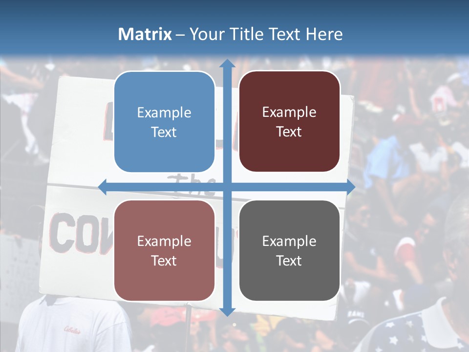 Elderly Closeup Help PowerPoint Template