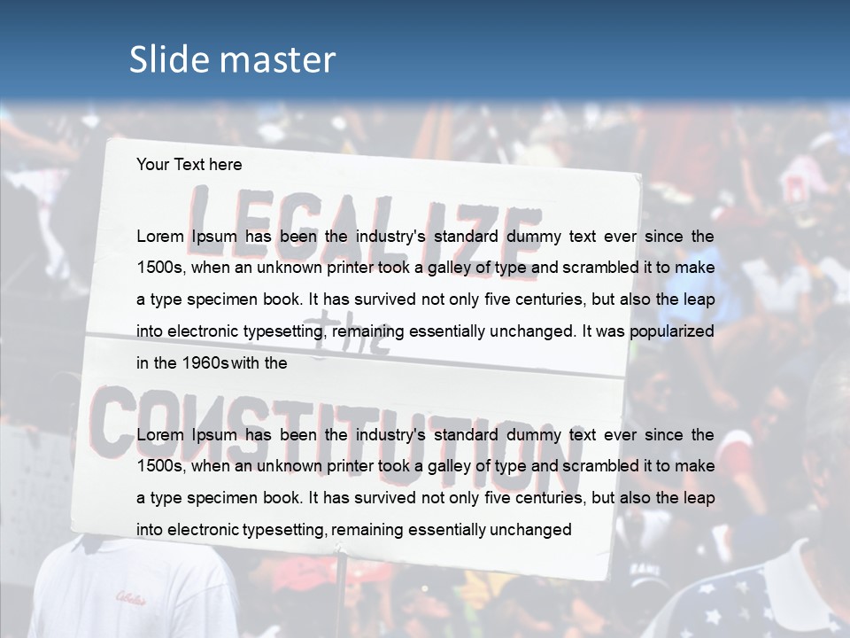 Elderly Closeup Help PowerPoint Template