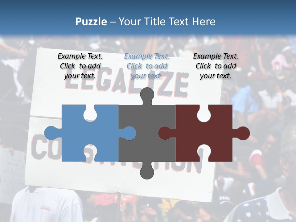 Elderly Closeup Help PowerPoint Template