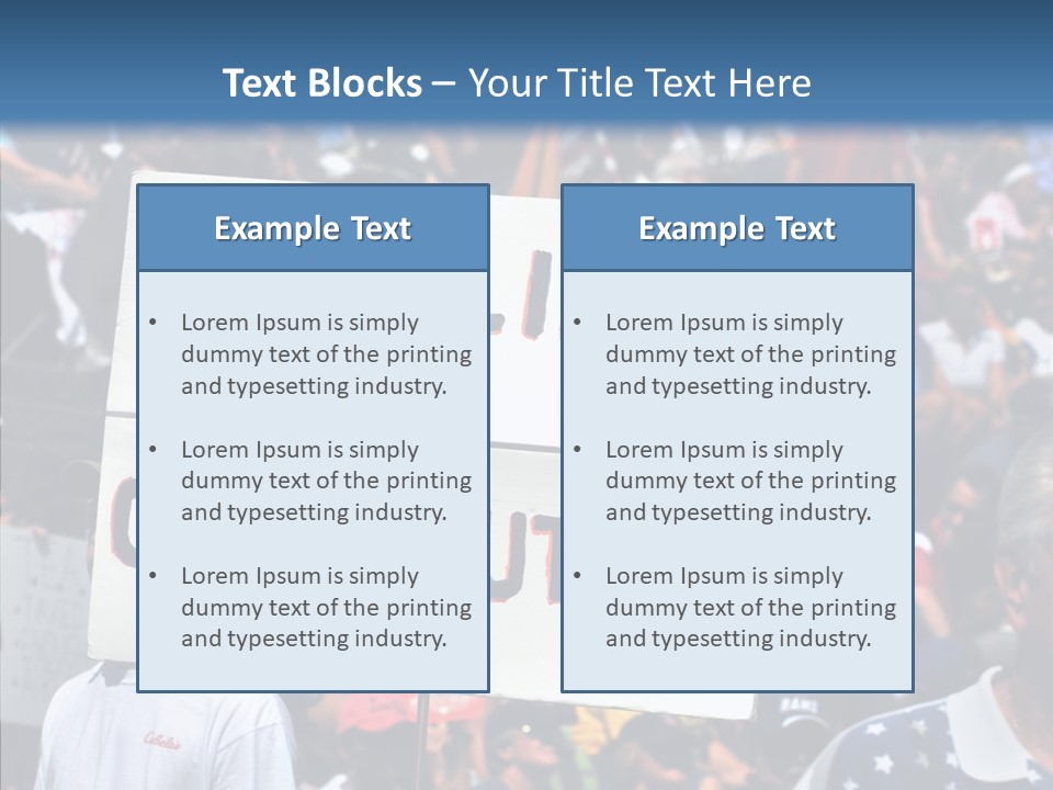 Elderly Closeup Help PowerPoint Template