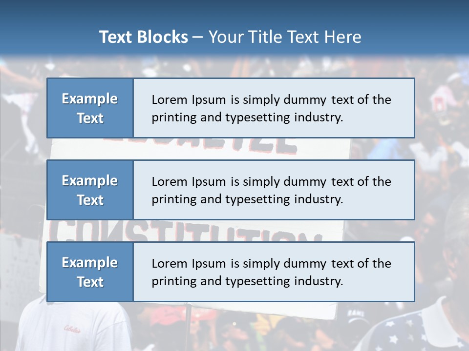 Elderly Closeup Help PowerPoint Template