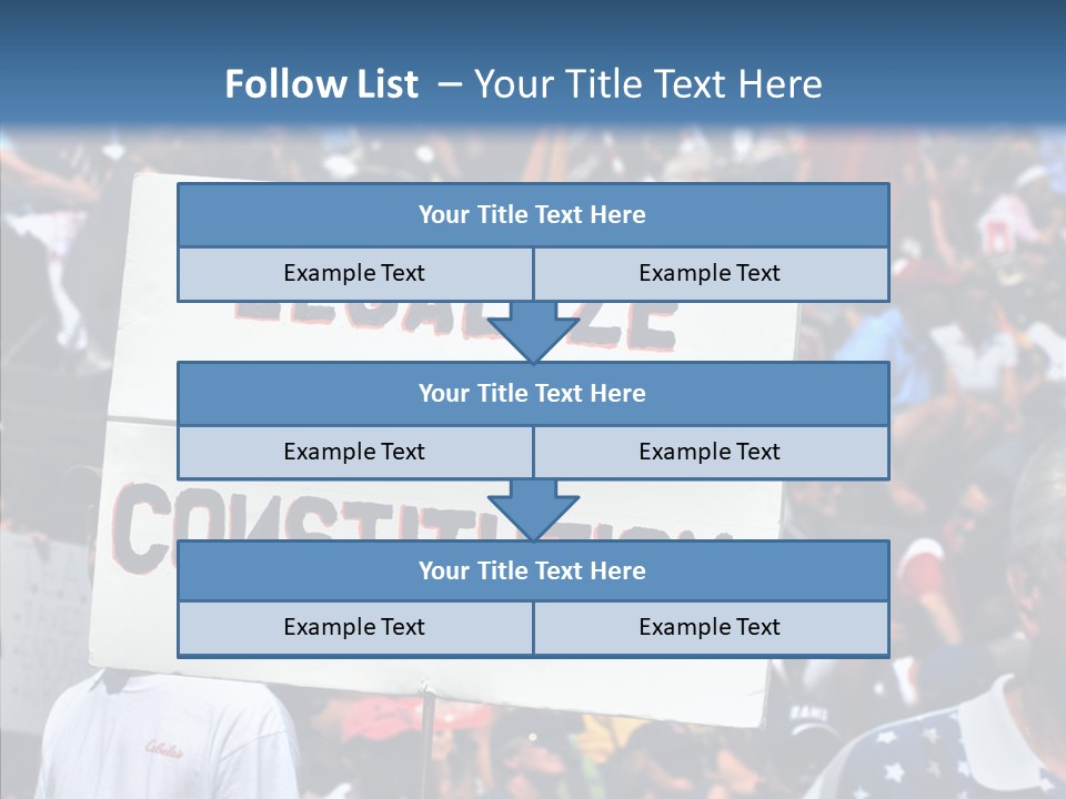 Elderly Closeup Help PowerPoint Template