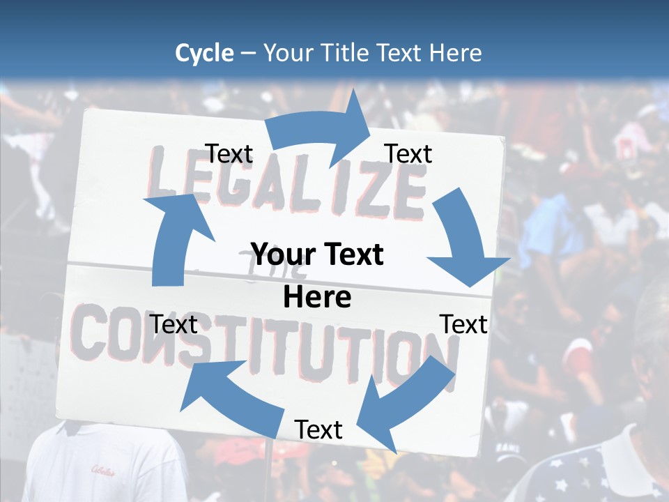 Elderly Closeup Help PowerPoint Template