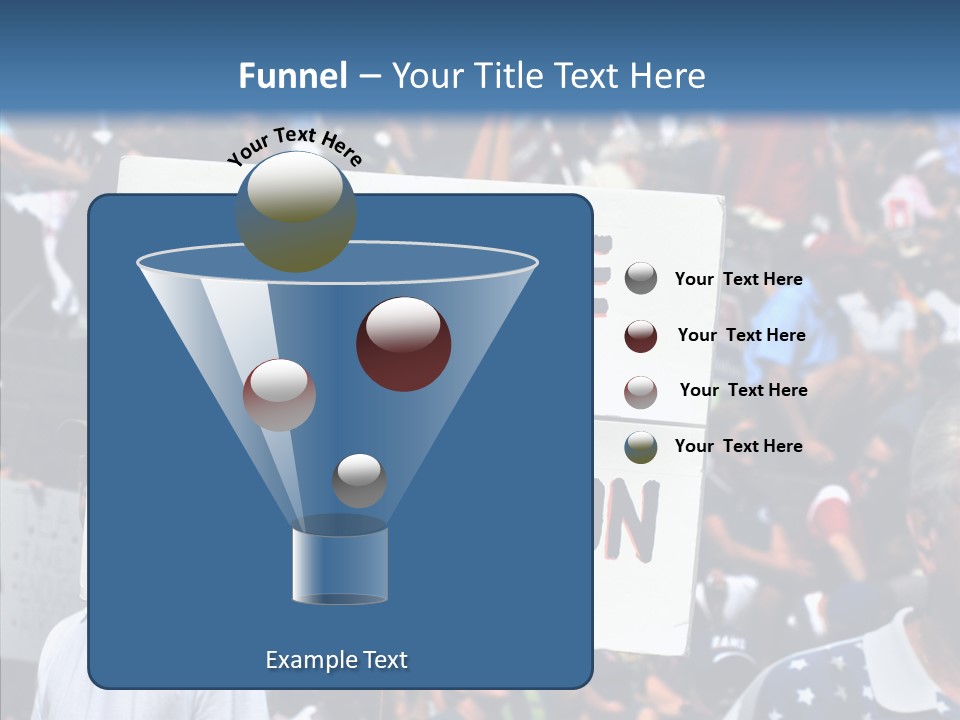 Elderly Closeup Help PowerPoint Template