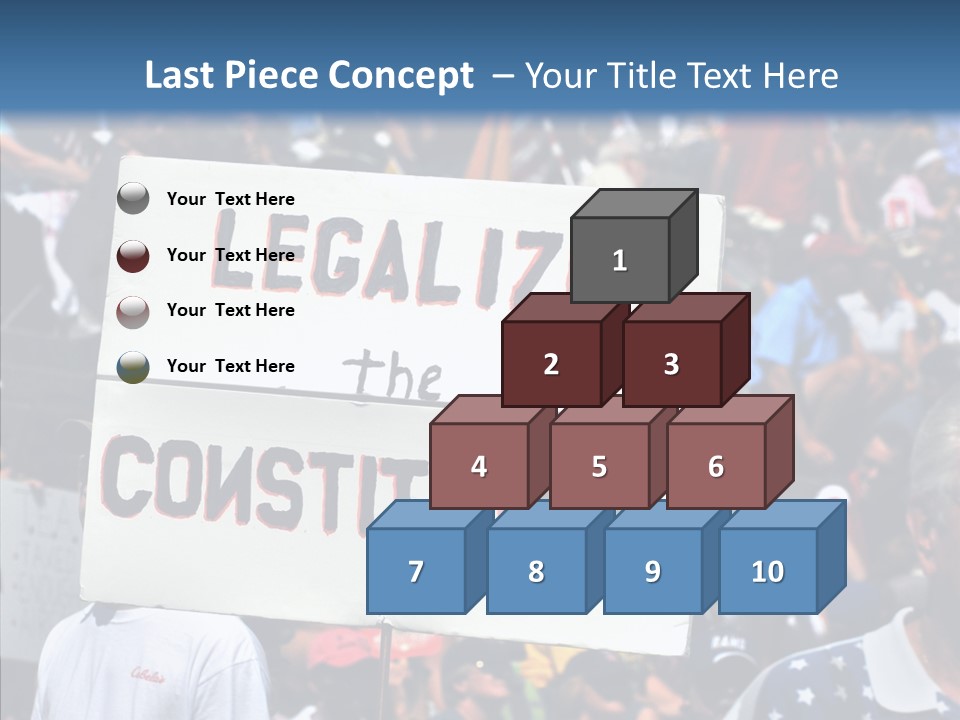 Elderly Closeup Help PowerPoint Template