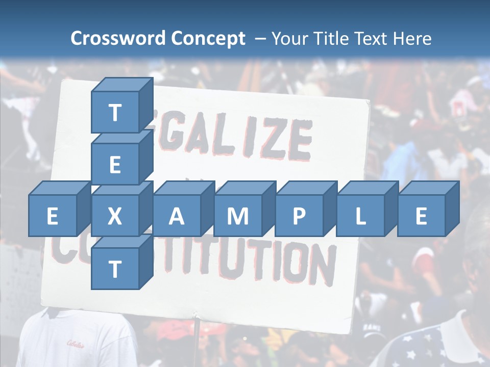 Elderly Closeup Help PowerPoint Template