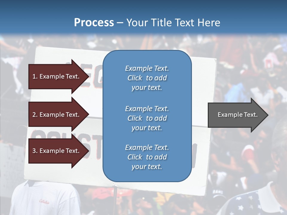 Elderly Closeup Help PowerPoint Template