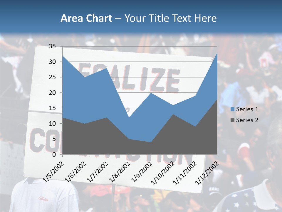 Elderly Closeup Help PowerPoint Template