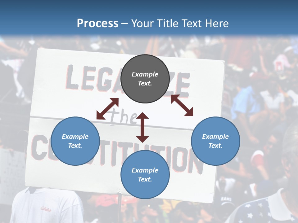 Elderly Closeup Help PowerPoint Template