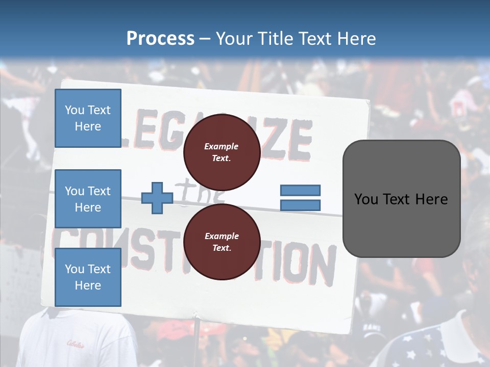 Elderly Closeup Help PowerPoint Template