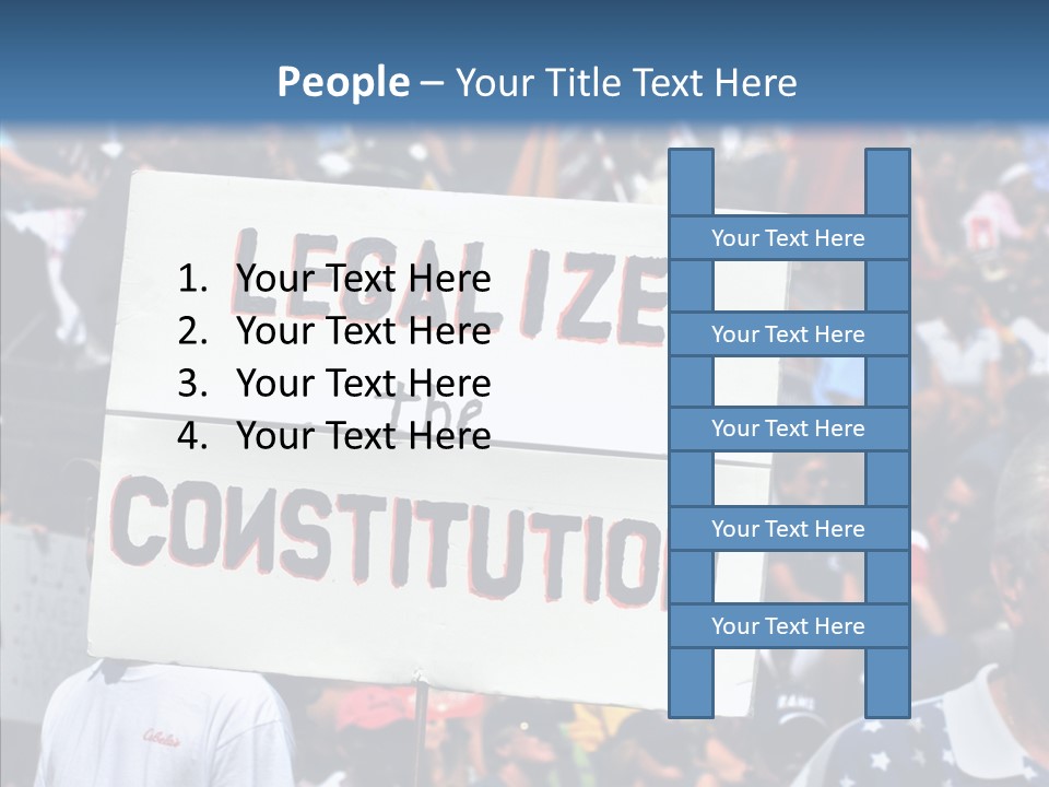 Elderly Closeup Help PowerPoint Template