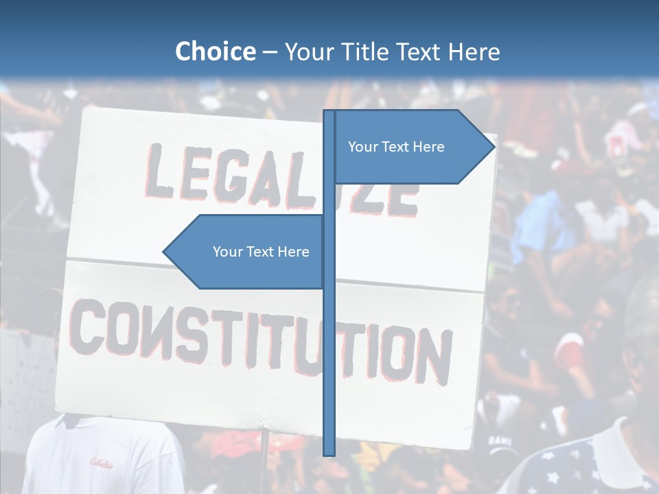 Elderly Closeup Help PowerPoint Template