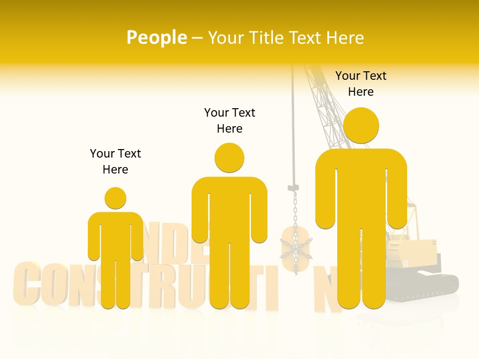 Senior  White Background Holding Hands PowerPoint Template