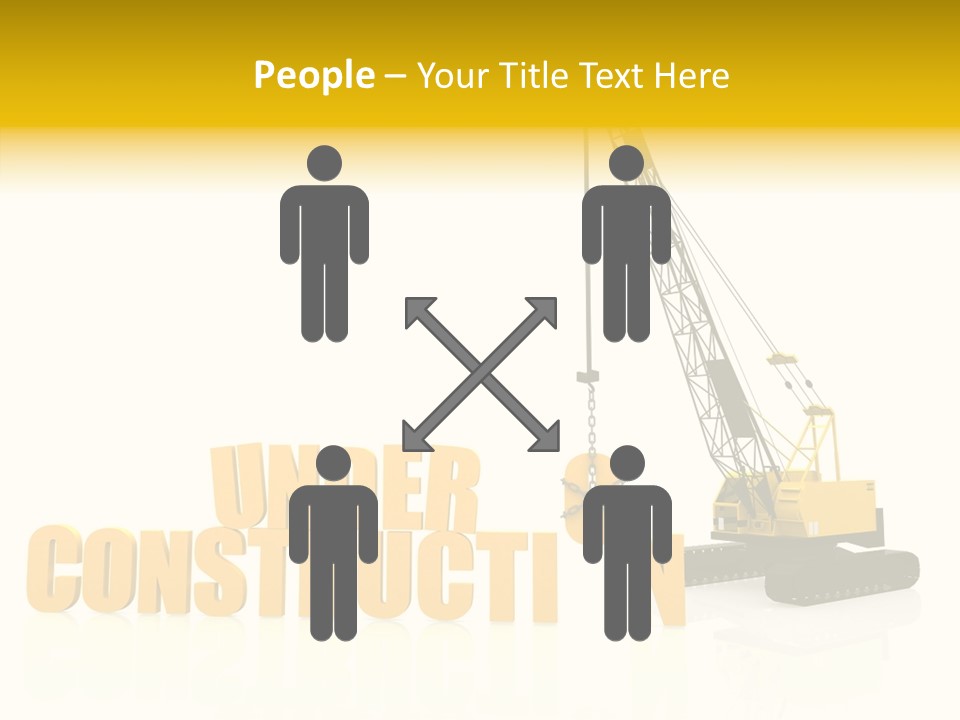 Senior  White Background Holding Hands PowerPoint Template