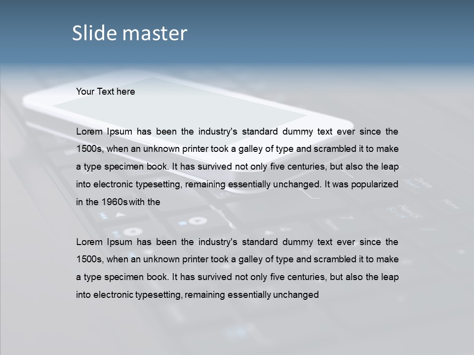 Human Old Two PowerPoint Template