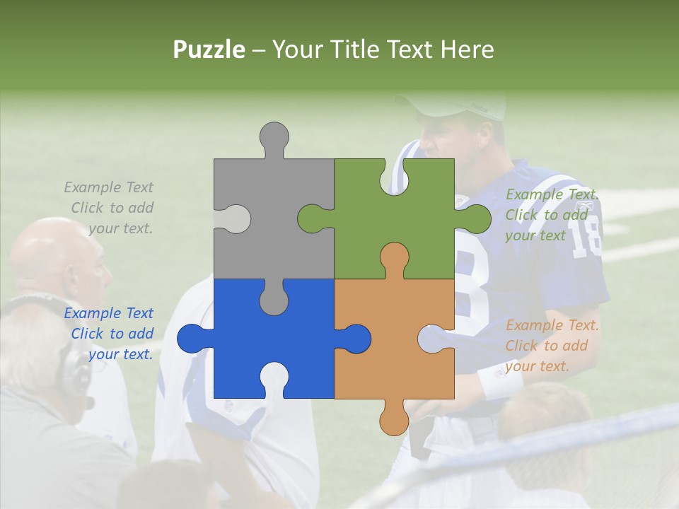 Helping Hand Old Senior PowerPoint Template