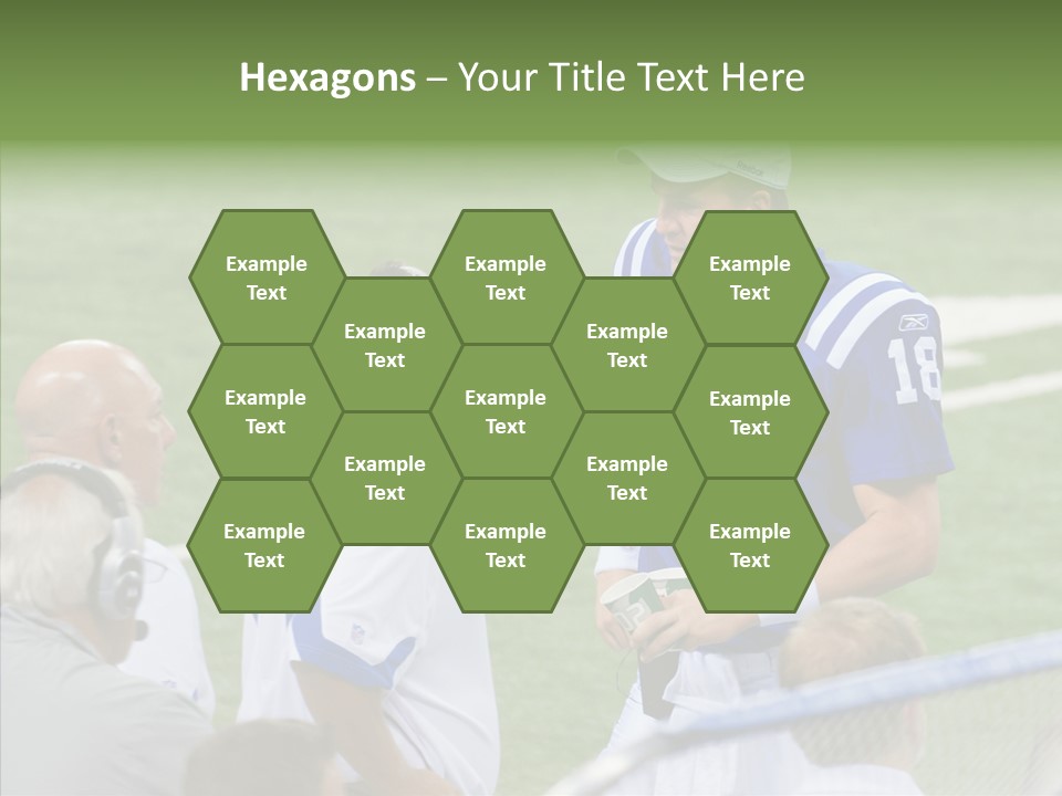 Helping Hand Old Senior PowerPoint Template