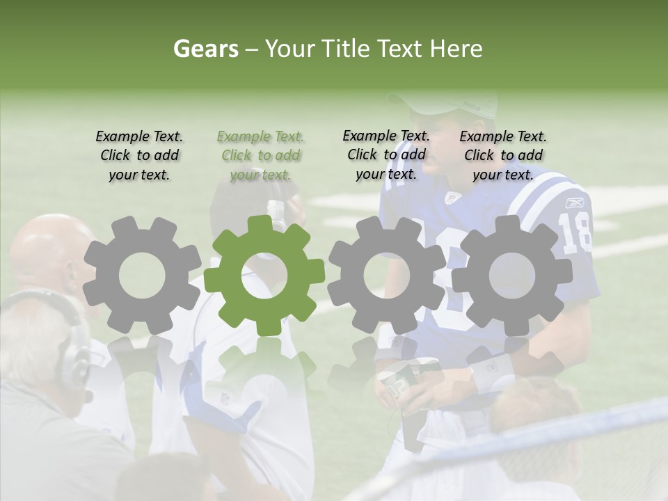 Helping Hand Old Senior PowerPoint Template