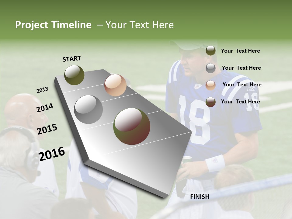 Helping Hand Old Senior PowerPoint Template