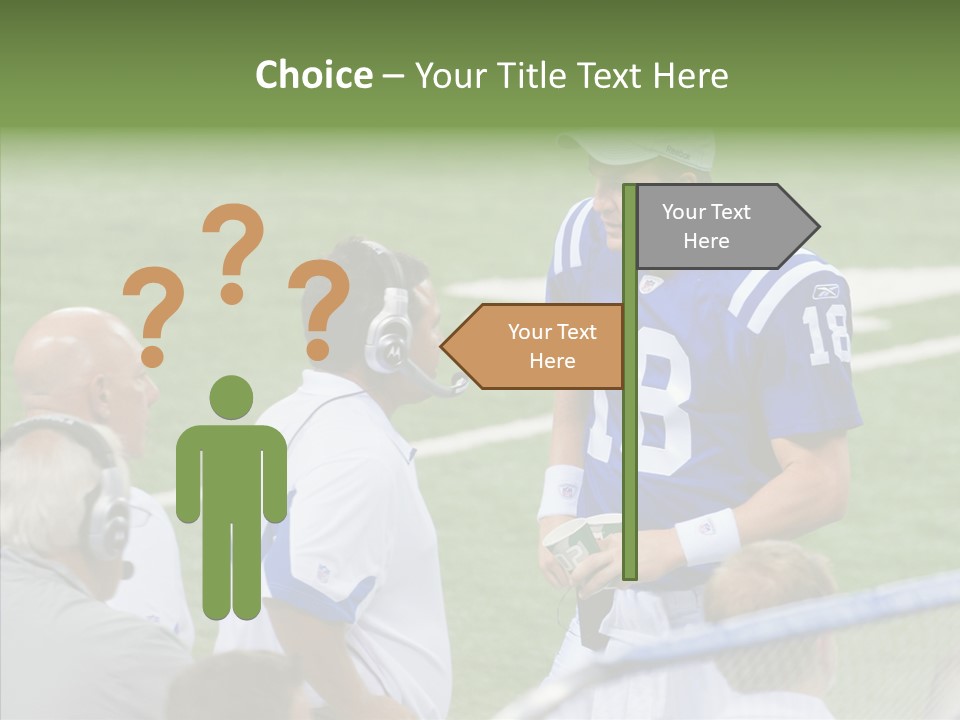 Helping Hand Old Senior PowerPoint Template