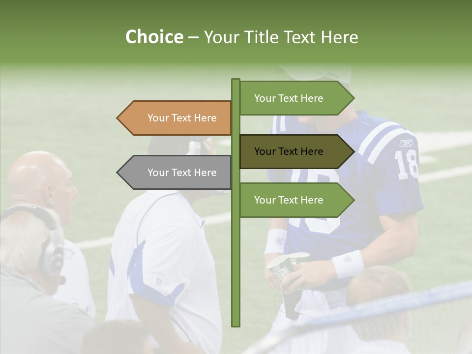 Helping Hand Old Senior PowerPoint Template