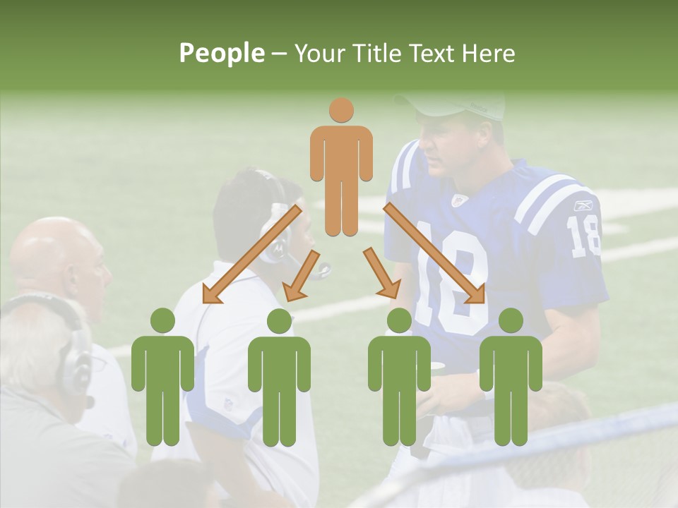 Helping Hand Old Senior PowerPoint Template