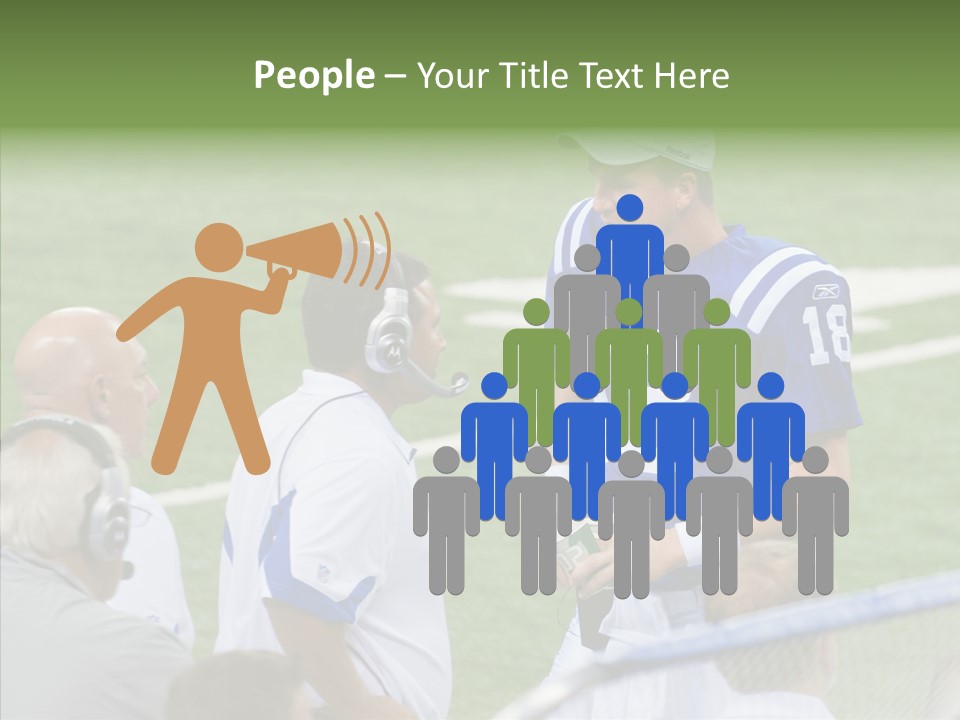 Helping Hand Old Senior PowerPoint Template