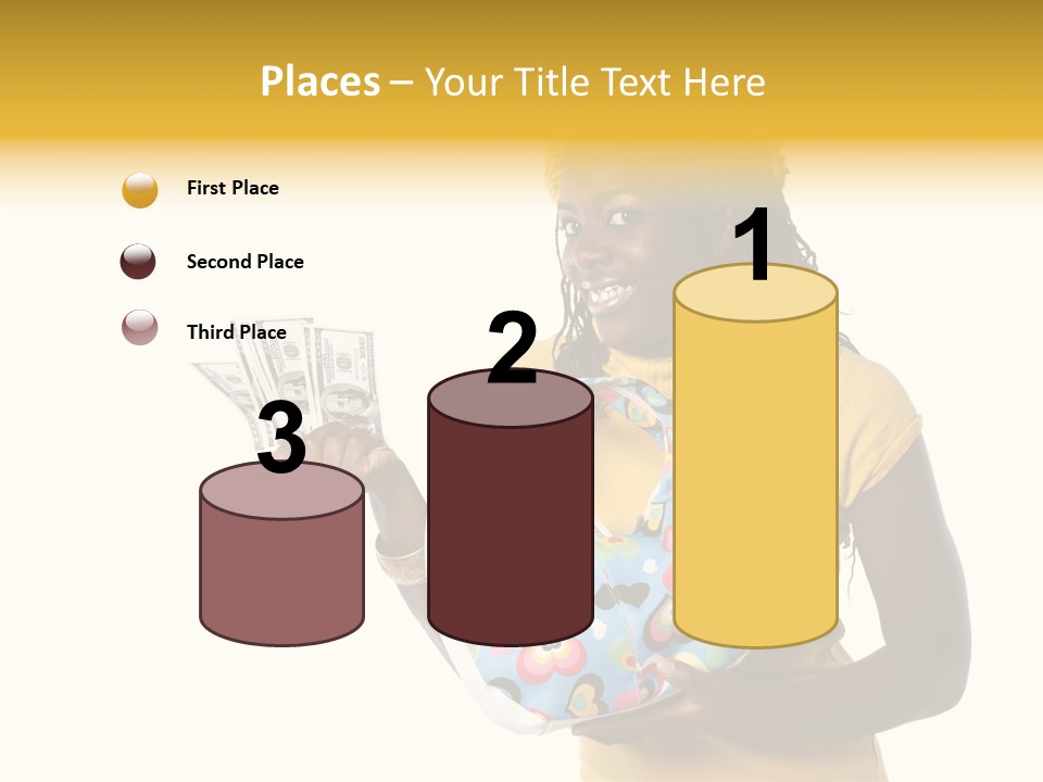 Female Hand Aging PowerPoint Template