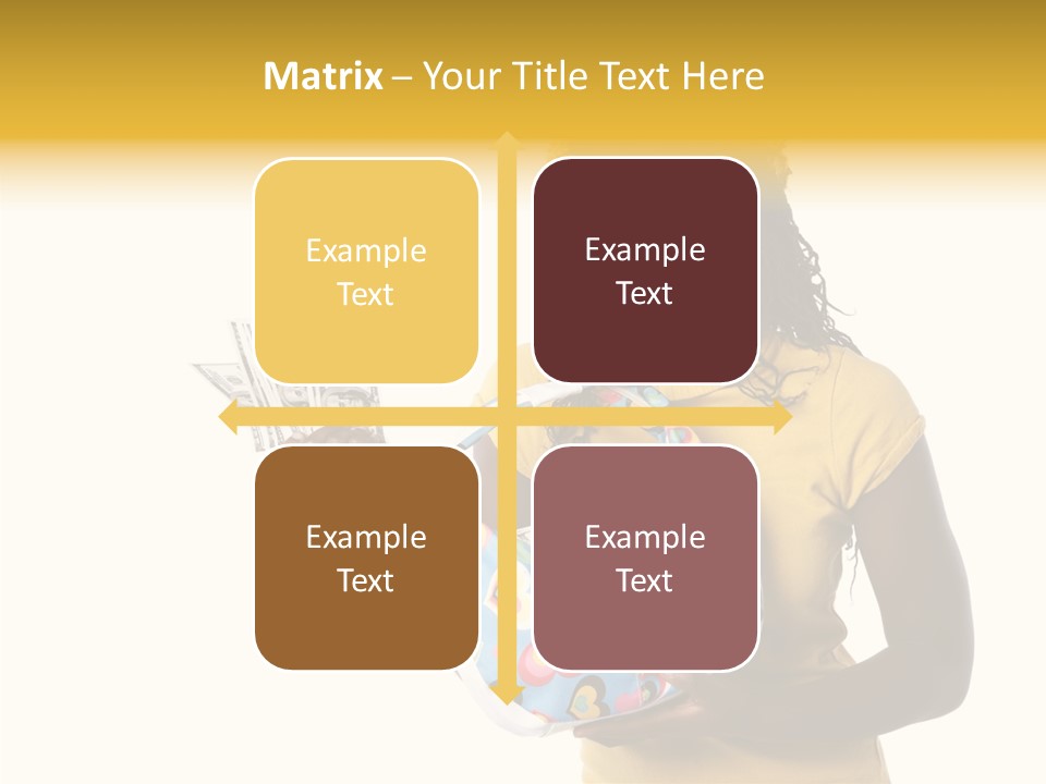 Female Hand Aging PowerPoint Template