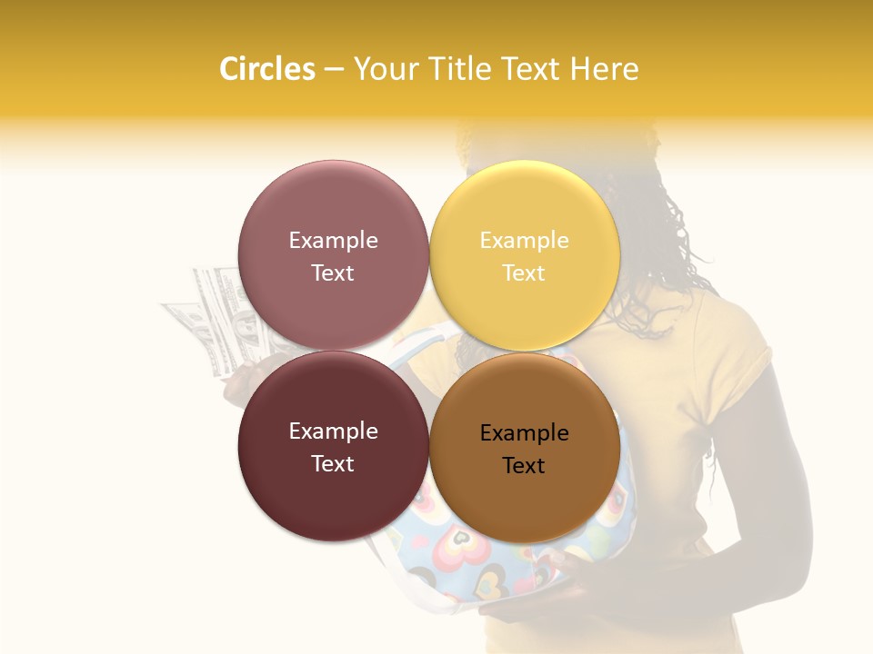 Female Hand Aging PowerPoint Template