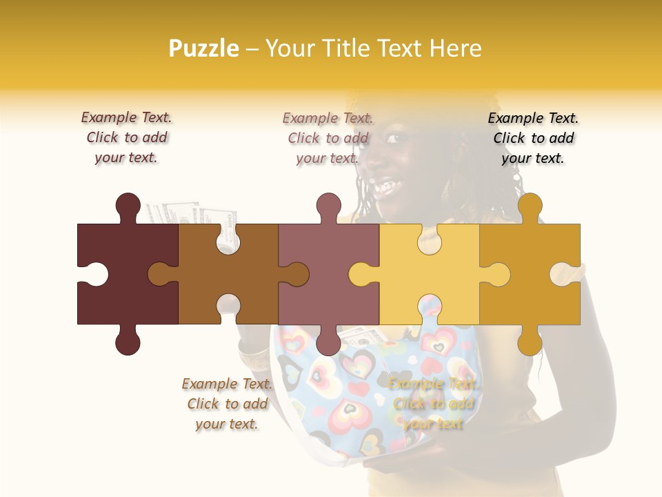 Female Hand Aging PowerPoint Template