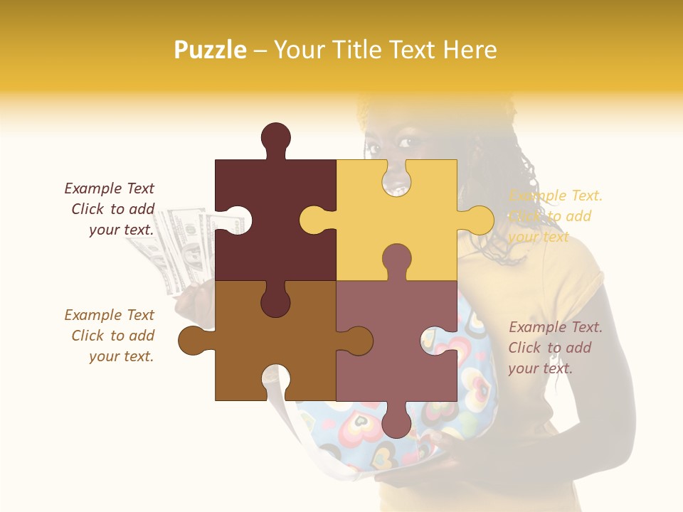 Female Hand Aging PowerPoint Template