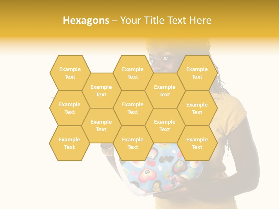 Female Hand Aging PowerPoint Template