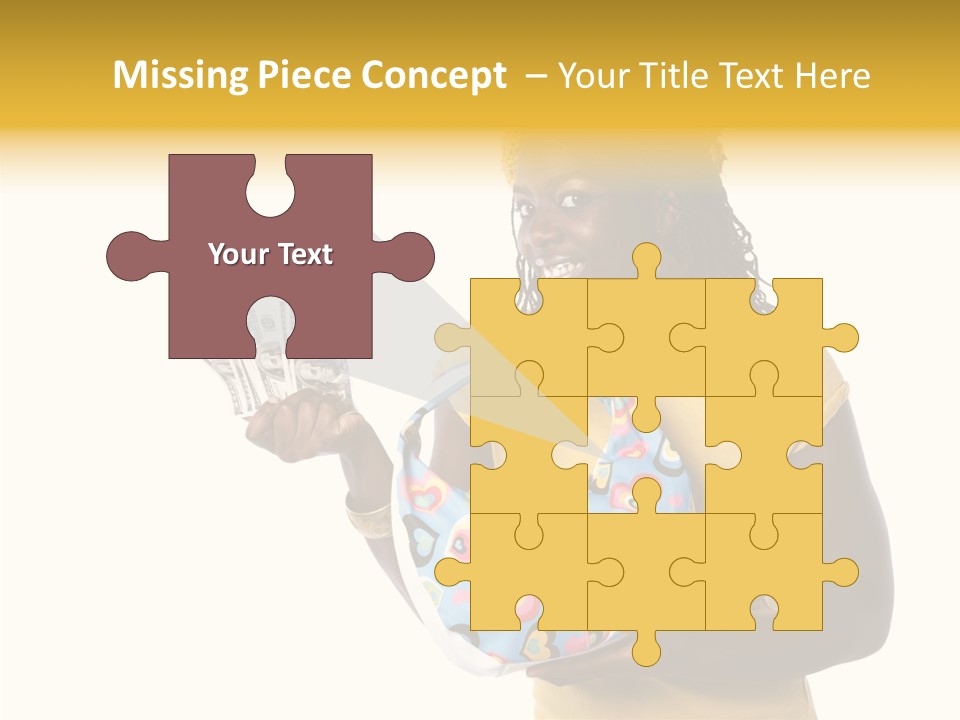 Female Hand Aging PowerPoint Template