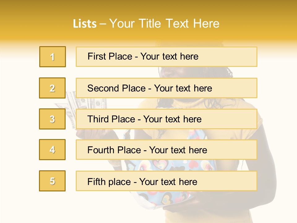 Female Hand Aging PowerPoint Template
