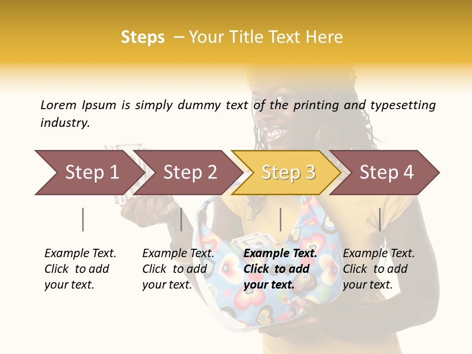 Female Hand Aging PowerPoint Template