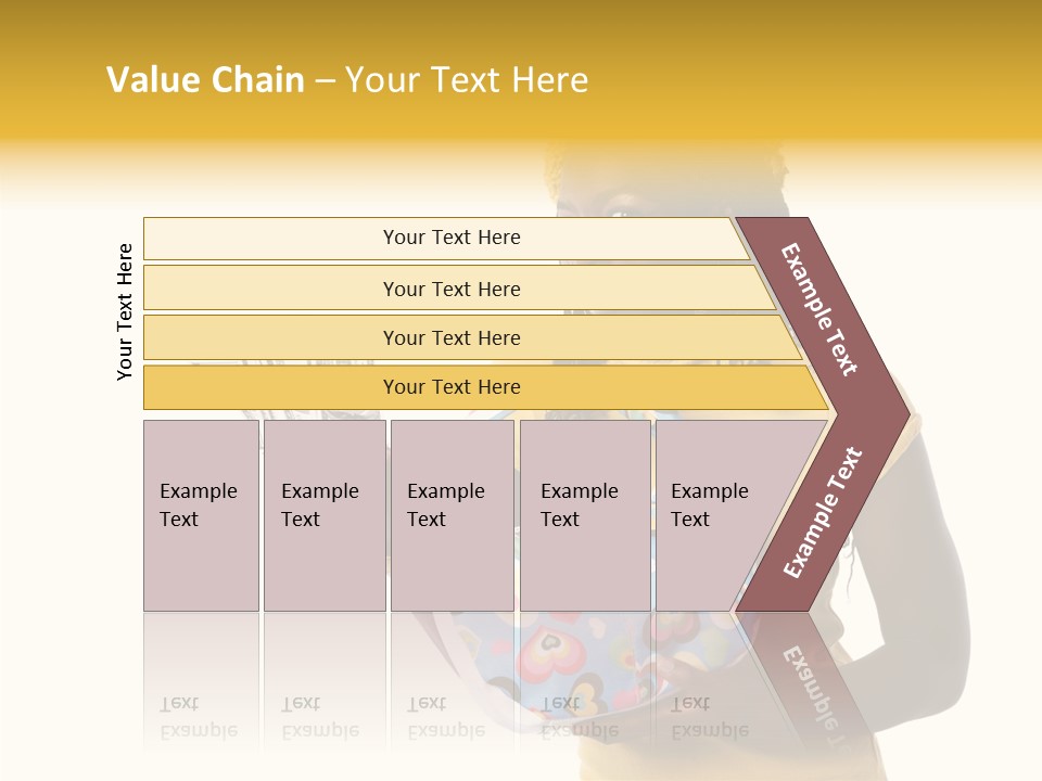 Female Hand Aging PowerPoint Template