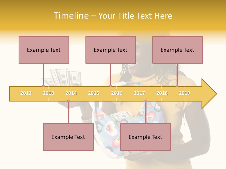 Female Hand Aging PowerPoint Template