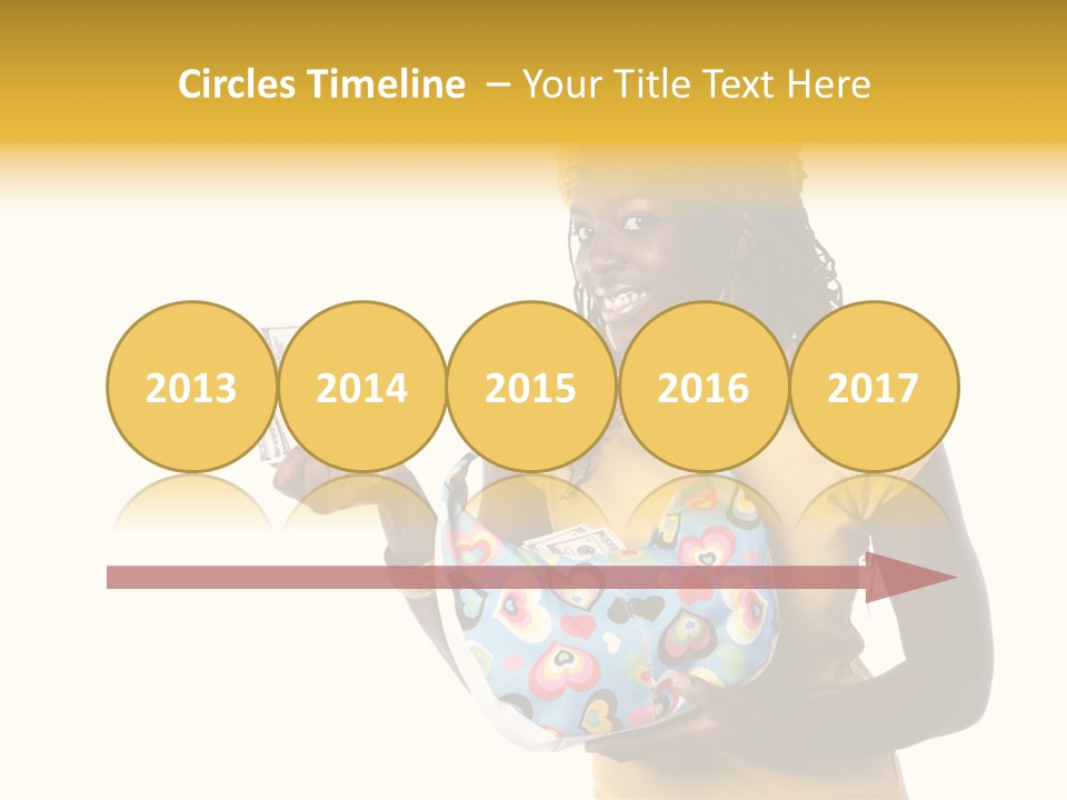 Female Hand Aging PowerPoint Template