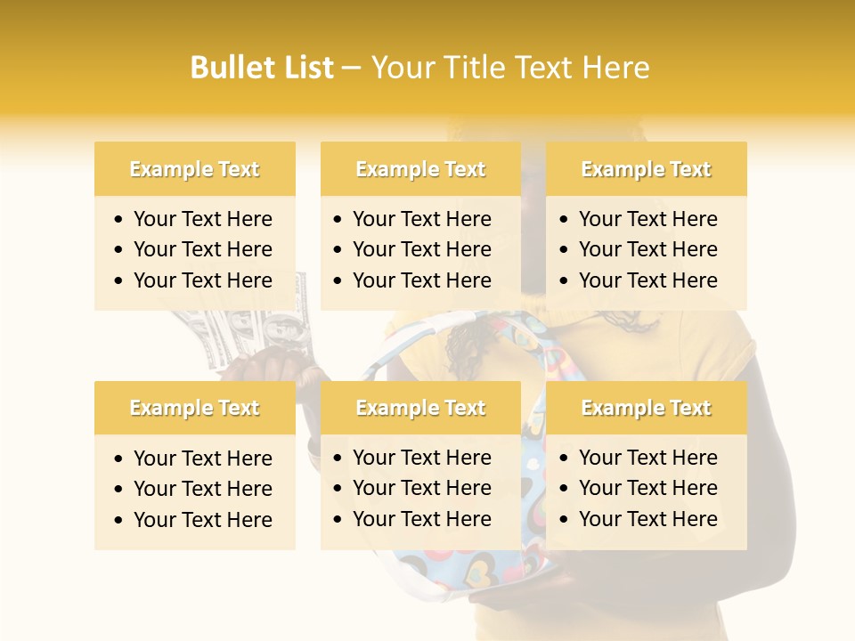 Female Hand Aging PowerPoint Template