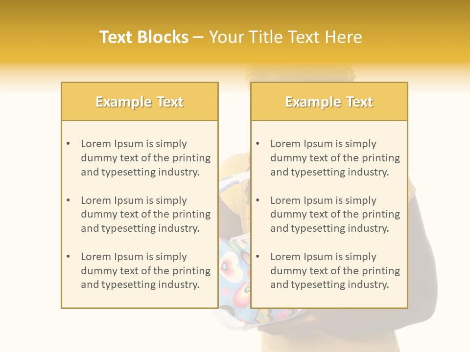 Female Hand Aging PowerPoint Template