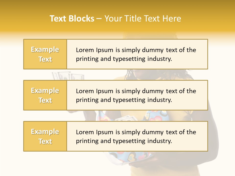 Female Hand Aging PowerPoint Template