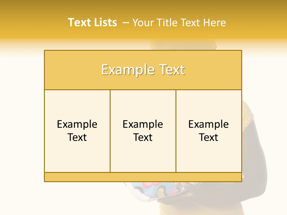 Female Hand Aging PowerPoint Template