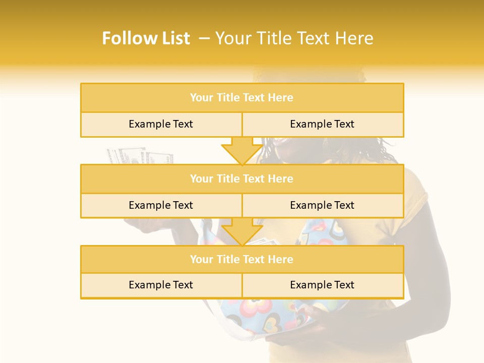 Female Hand Aging PowerPoint Template