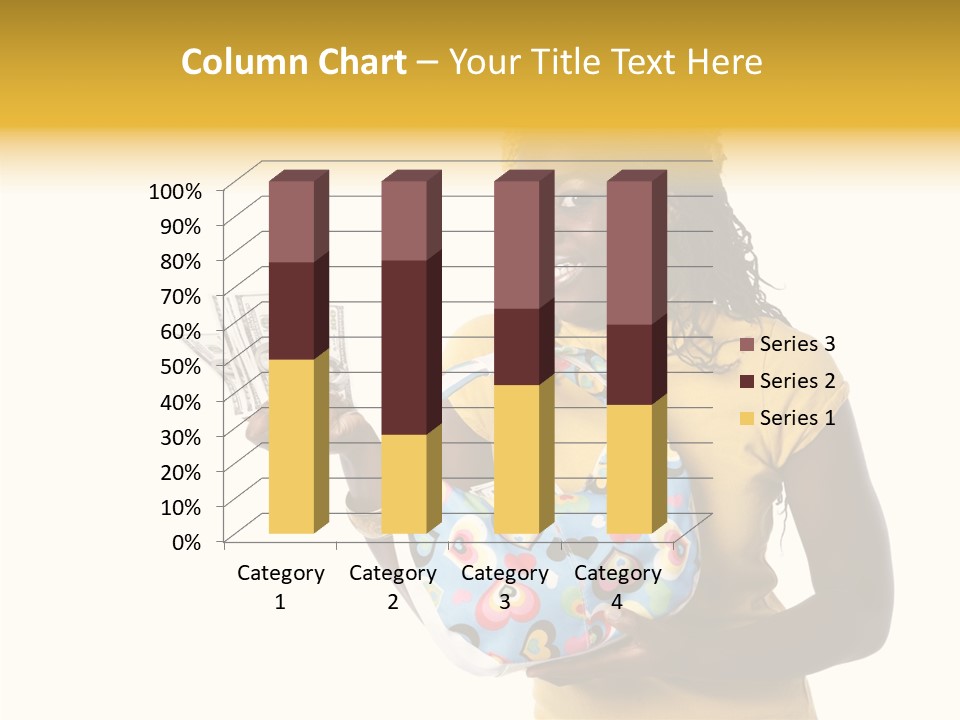 Female Hand Aging PowerPoint Template