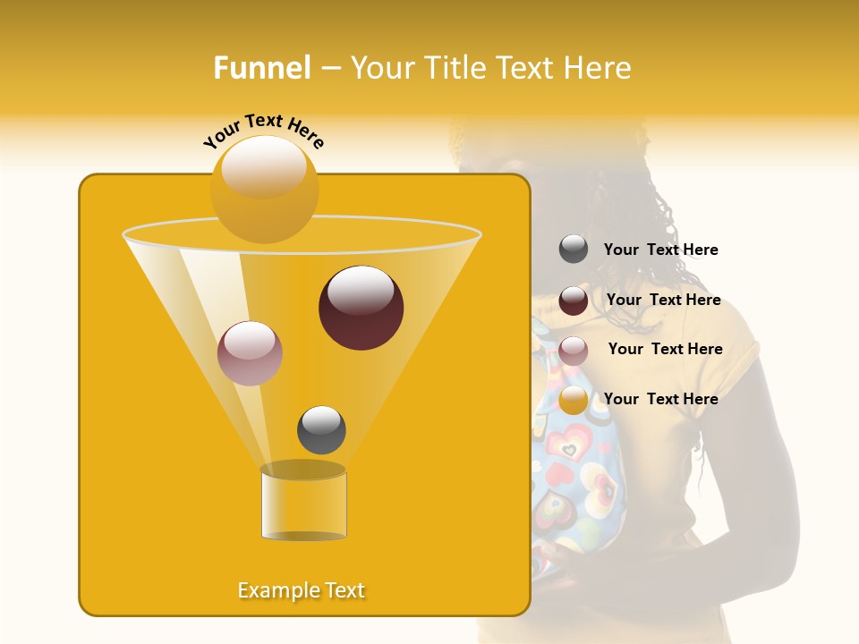 Female Hand Aging PowerPoint Template