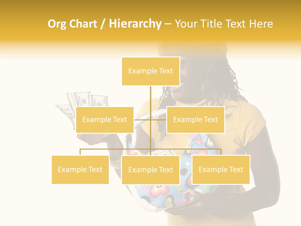 Female Hand Aging PowerPoint Template