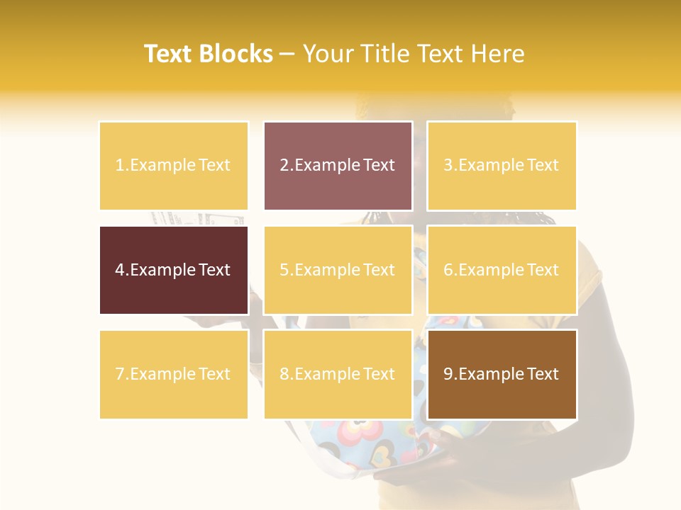 Female Hand Aging PowerPoint Template