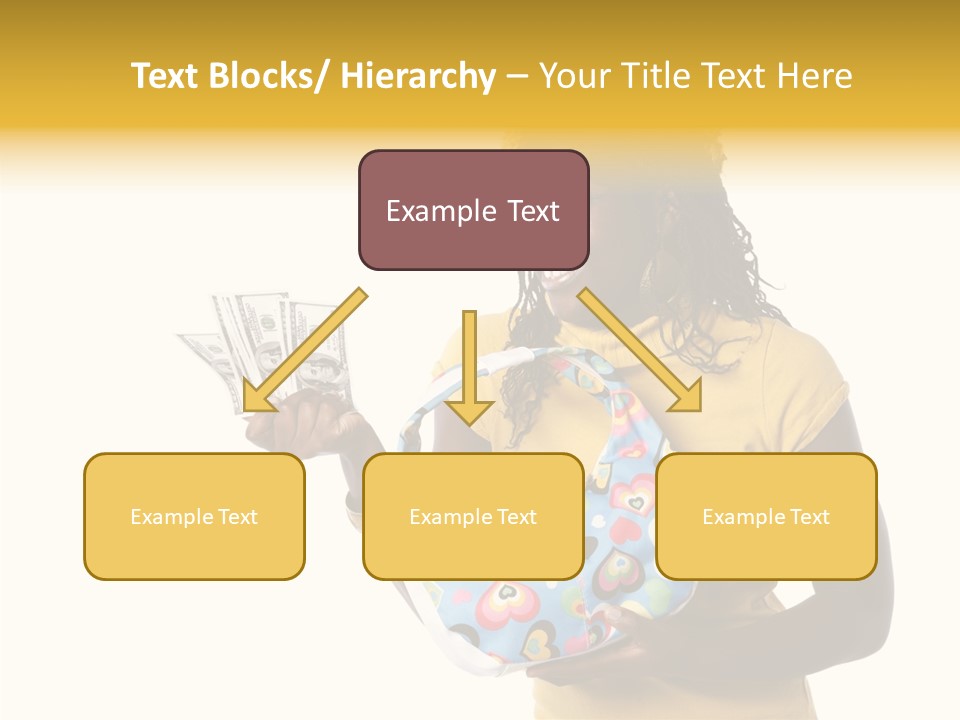 Female Hand Aging PowerPoint Template